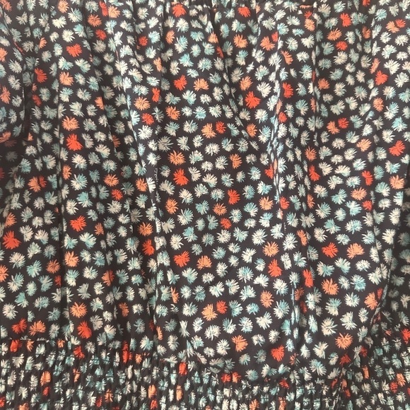 MICHAEL MICHAEL KORS T Palm Printed Off-The-Shoulder Minidress Size L - Picture 5 of 11